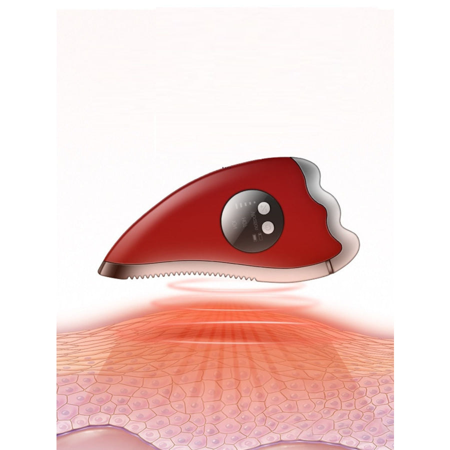 Vibration Facial Beauty Device Red / ONESIZE Apparel and Accessories