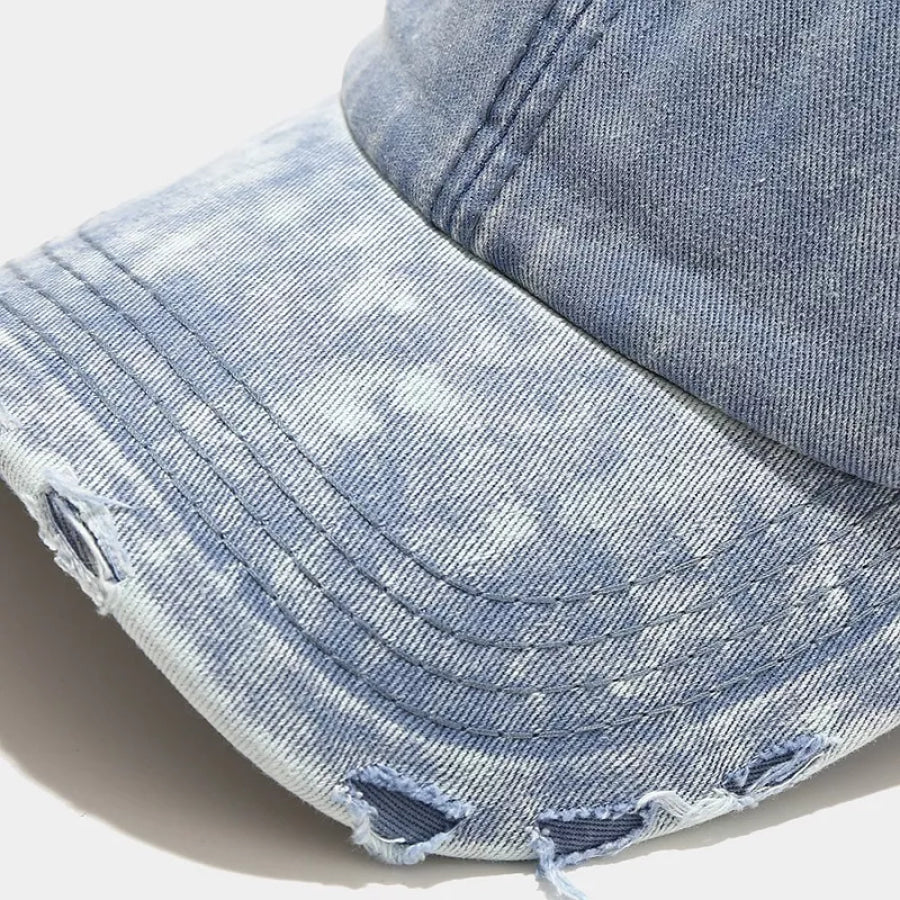Vintage Distressed Washed Baseball Cap Apparel and Accessories