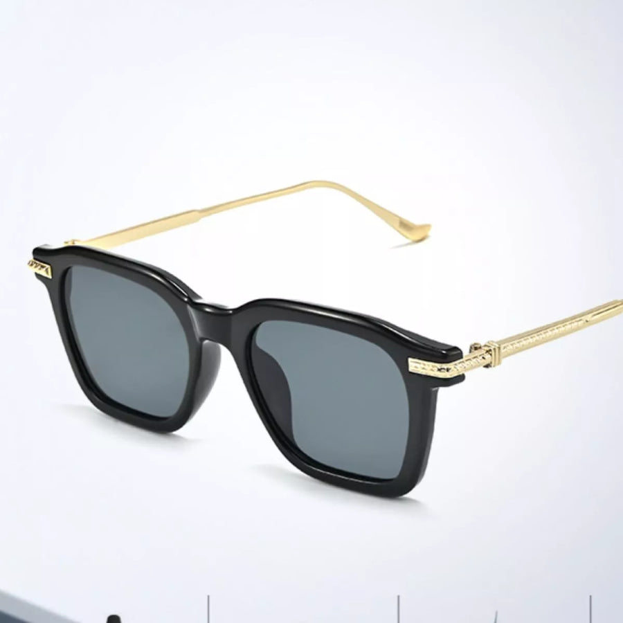 Vintage Square Frame Sunglasses Style A / One Size Apparel and Accessories