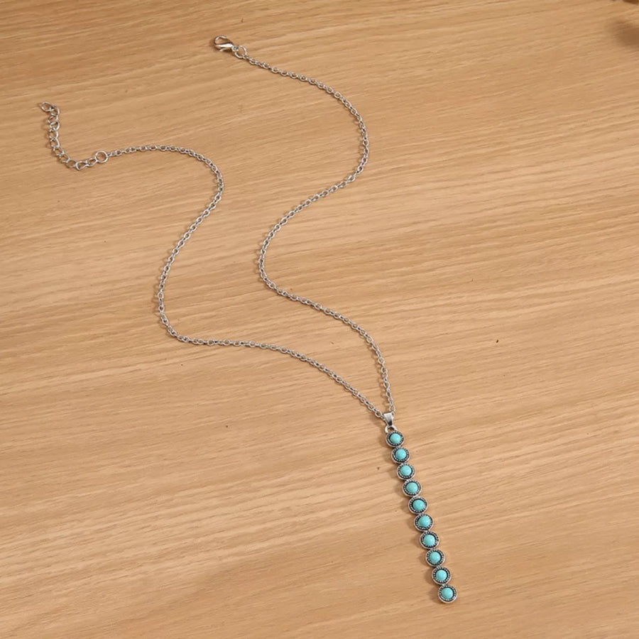 Vintage Style Beaded Bar Necklace Apparel and Accessories