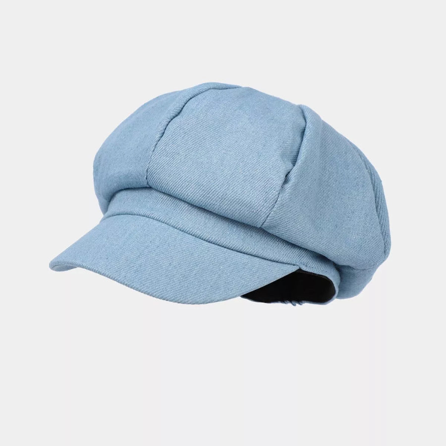 Vintage Style Denim Newsboy Hat Cowboy Blue / One Size Apparel and Accessories