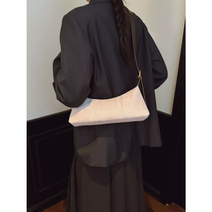 Vintage Suede Hobo Shoulder Bag Apparel and Accessories