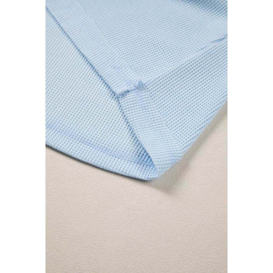 Waffle Knit Pocket T-Shirt Apparel and Accessories