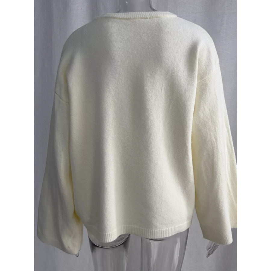 Waist-Tie Detail Sweater and Maxi Skirt Set Apparel Accessories