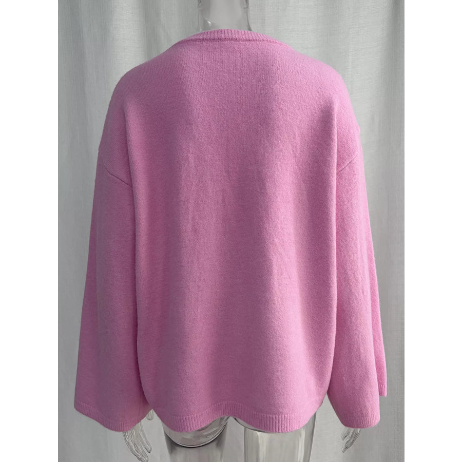 Waist-Tie Detail Sweater and Maxi Skirt Set Apparel Accessories