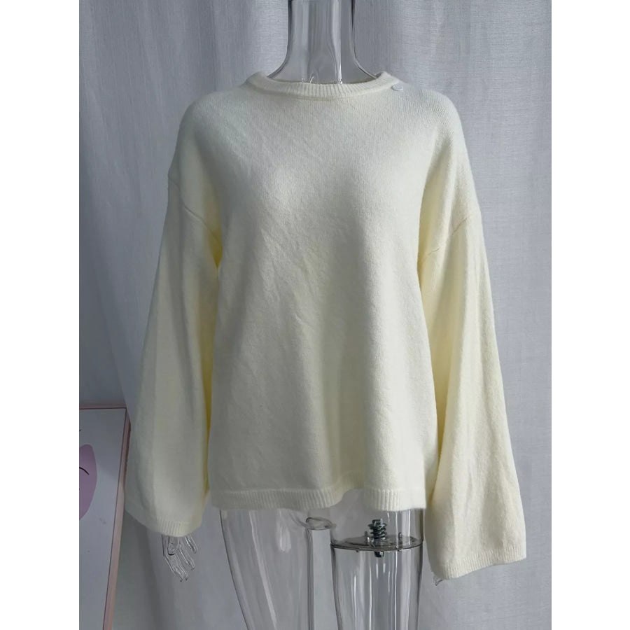 Waist-Tie Detail Sweater and Maxi Skirt Set Apparel Accessories