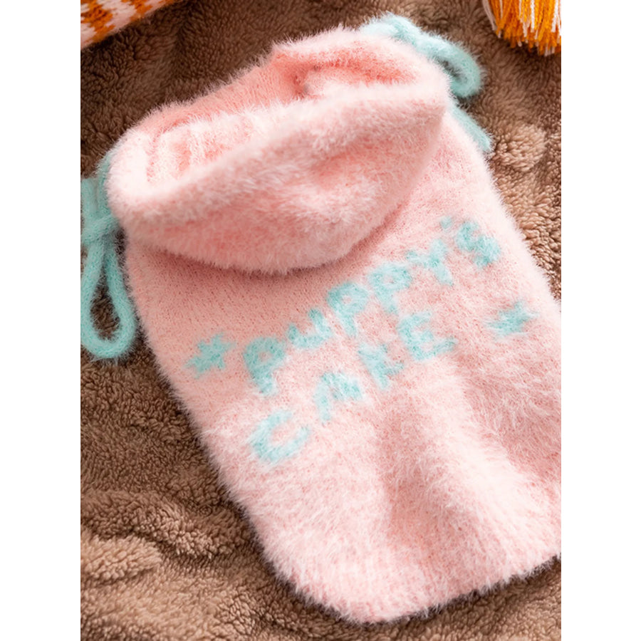 Warm Knitted Pet Sweater Blush Pink / XS Apparel and Accessories