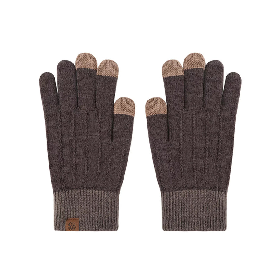 Warm Knitted Touchscreen Gloves Apparel and Accessories
