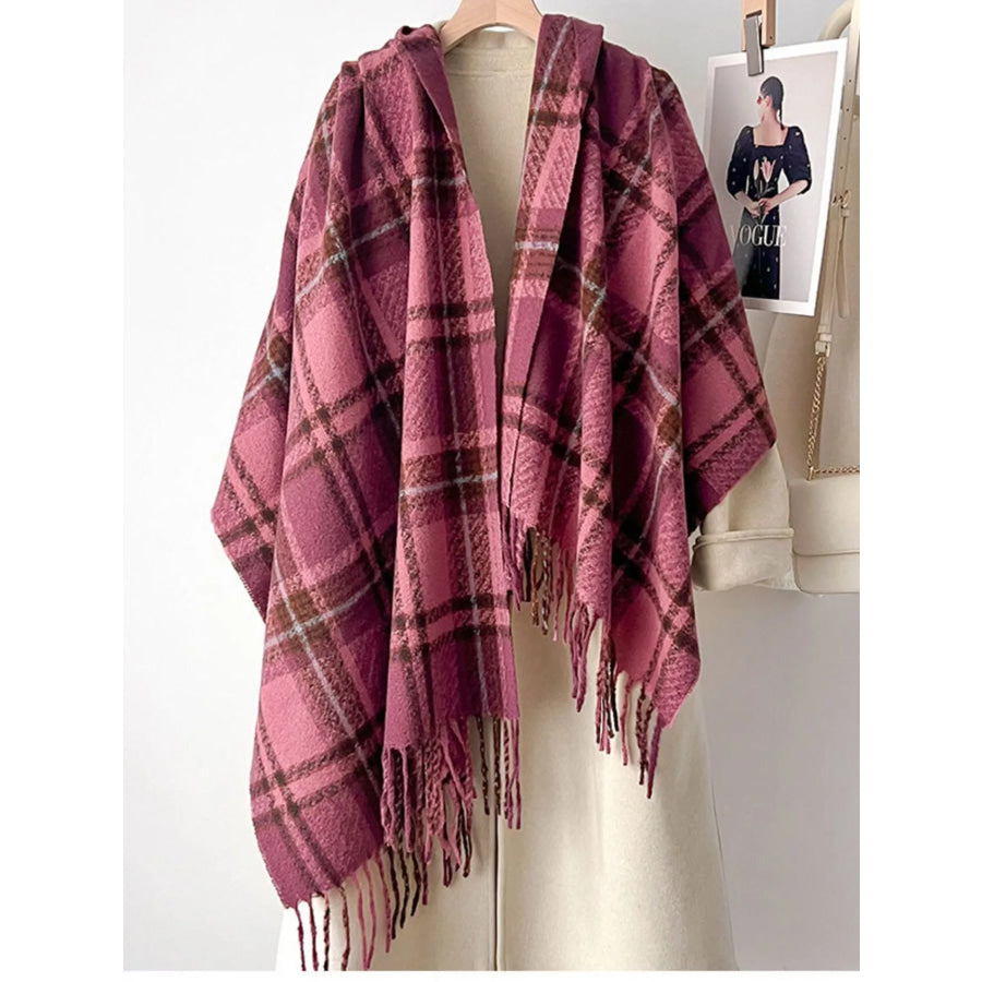 Warm Plaid Winter Scarf Apparel and Accessories