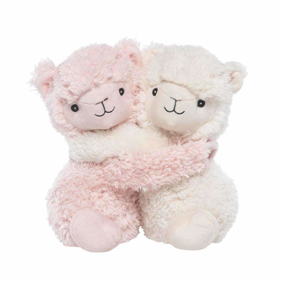 NEW! Warmies - Plush Animals filled with Flaxseed and French Lavender - use hot or cold! Hugging Llamas 9 or 23cm Accessories