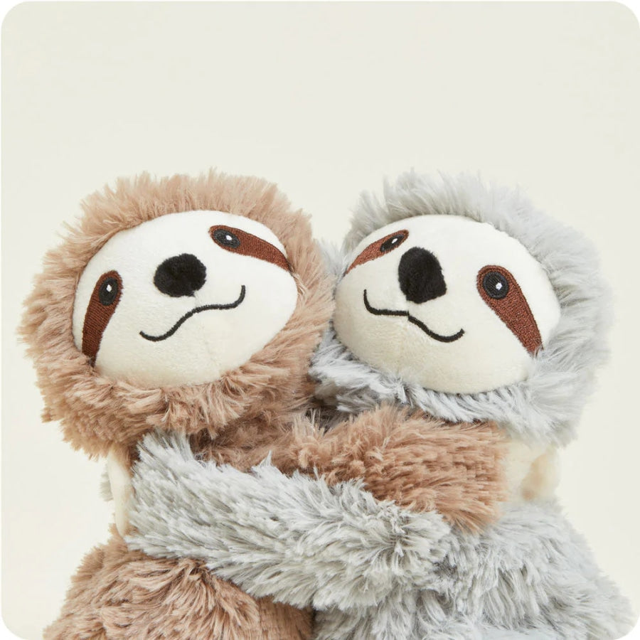 COMING SOON! Warmies Hugs 9 / 23cm - Plush Animals filled with Flaxseed and French Lavender - Sloth Hugs Accessories