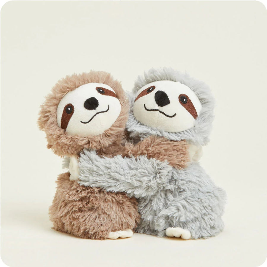 COMING SOON! Warmies Hugs 9 / 23cm - Plush Animals filled with Flaxseed and French Lavender - Sloth Hugs Accessories