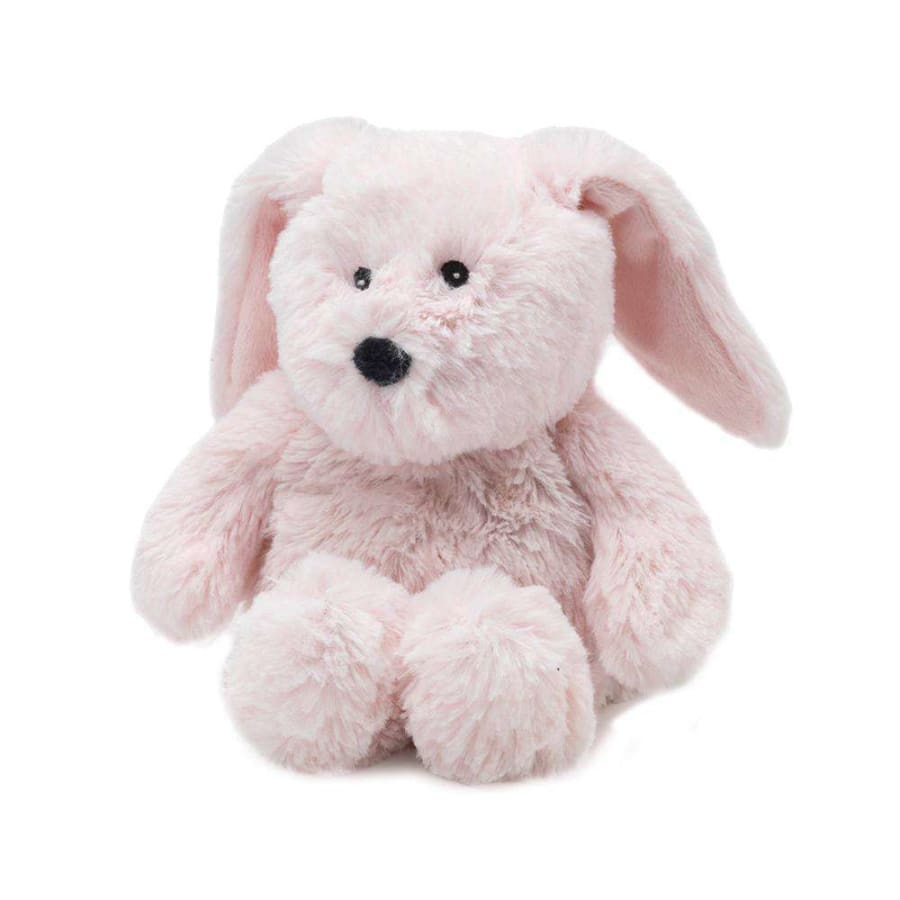 Warmies Junior 9 / 23cm - Plush Animals filled with Flaxseed and French Lavender - Pink Bunny Pink Bunny Junior (9 or 23cm) Accessories