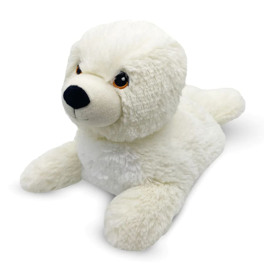 Coming Soon Warmies Large 33cm - Plush Animals filled with Flaxseed and French Lavender - Baby Seal Accessories