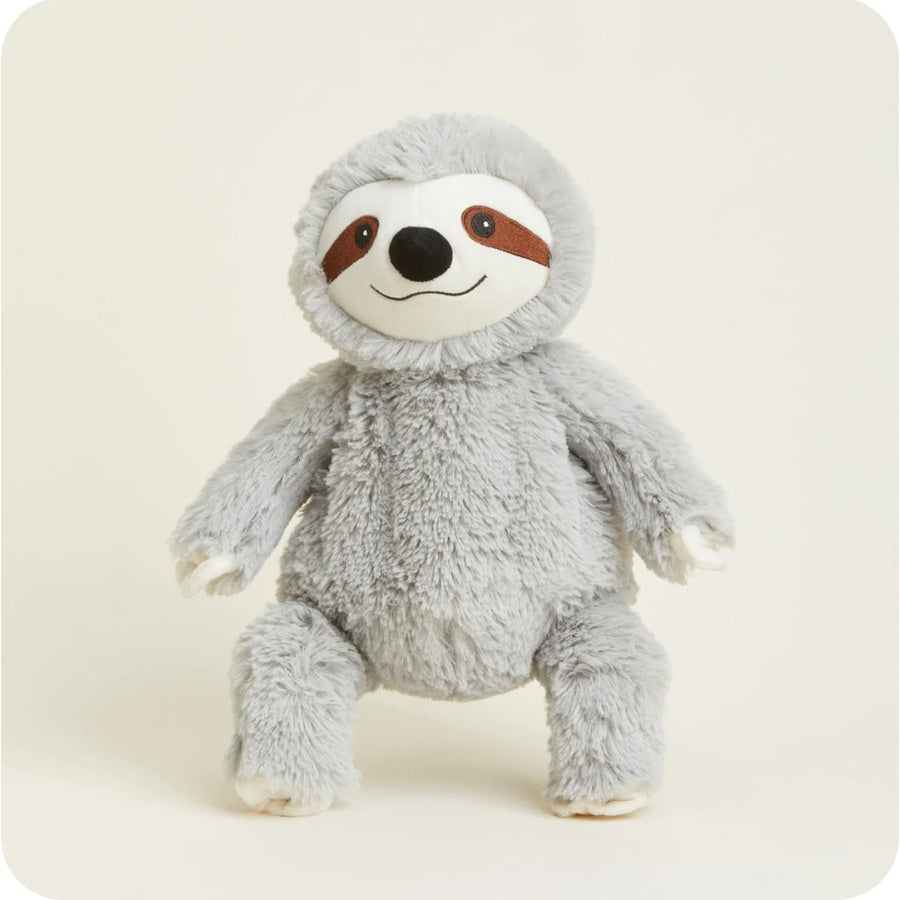 COMING SOON! Warmies Large 33cm - Plush Animals filled with Flaxseed and French Lavender - Gray Sloth Heat Pack