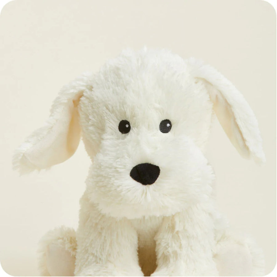 COMING SOON! Warmies Large 33cm - Plush Animals filled with Flaxseed and French Lavender - Yellow Lab Heat Pack