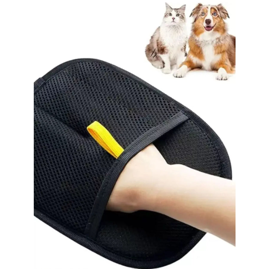 Washable & Reusable Glove-Shaped Pet Hair Remover Black / ONESIZE Apparel and Accessories