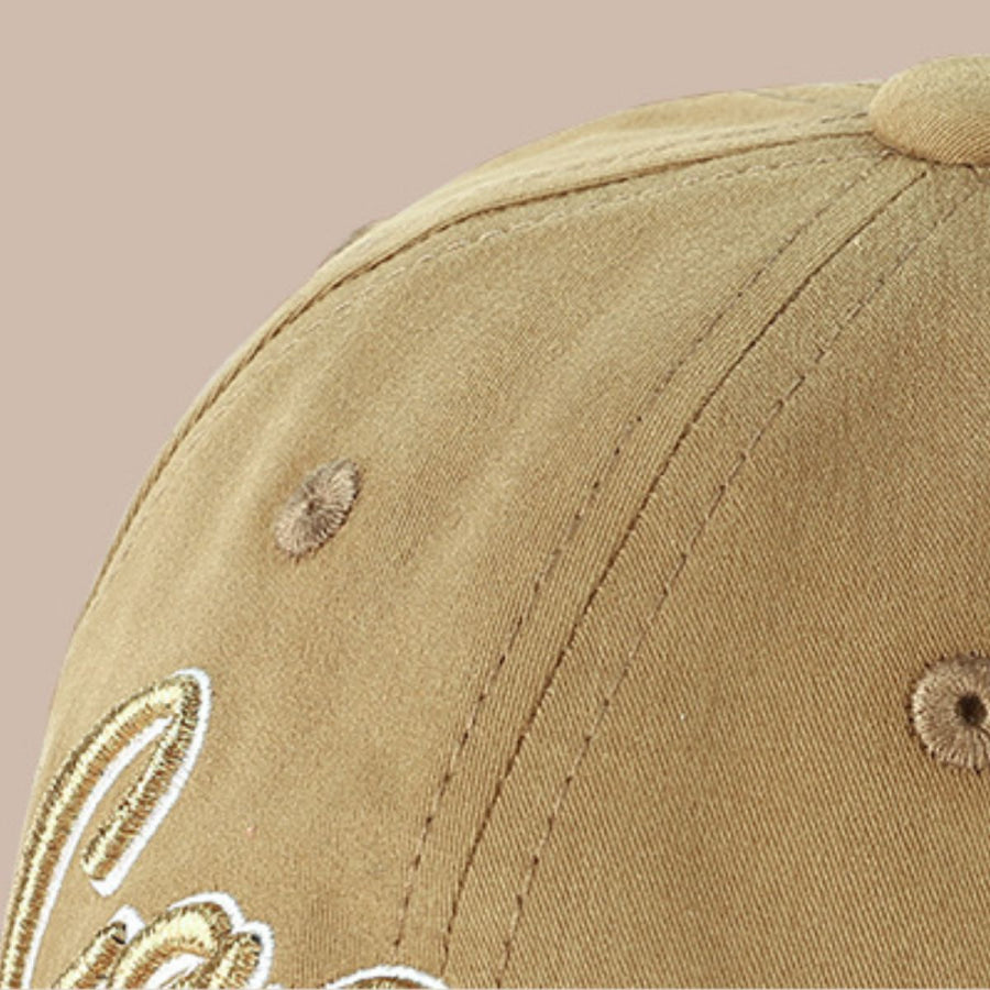 Washed Embroidered Baseball Cap Apparel and Accessories