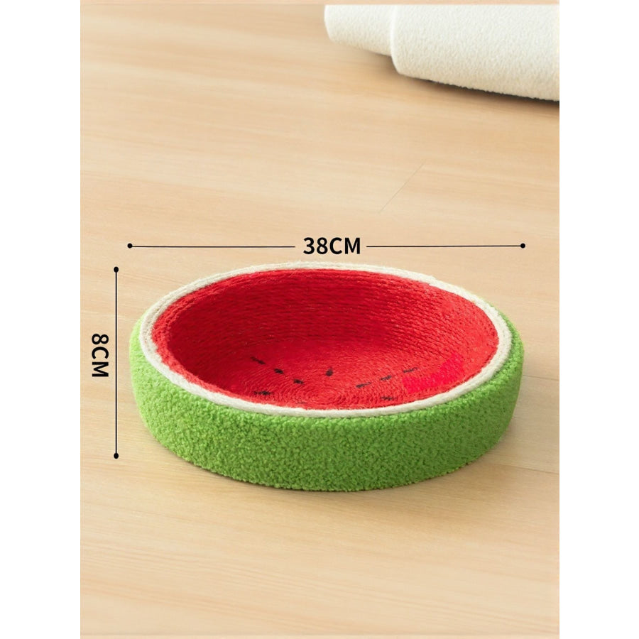 Watermelon Shaped Cat Scratching Post Nest Watermelon Nest (Inner Sisal) / L Apparel and Accessories