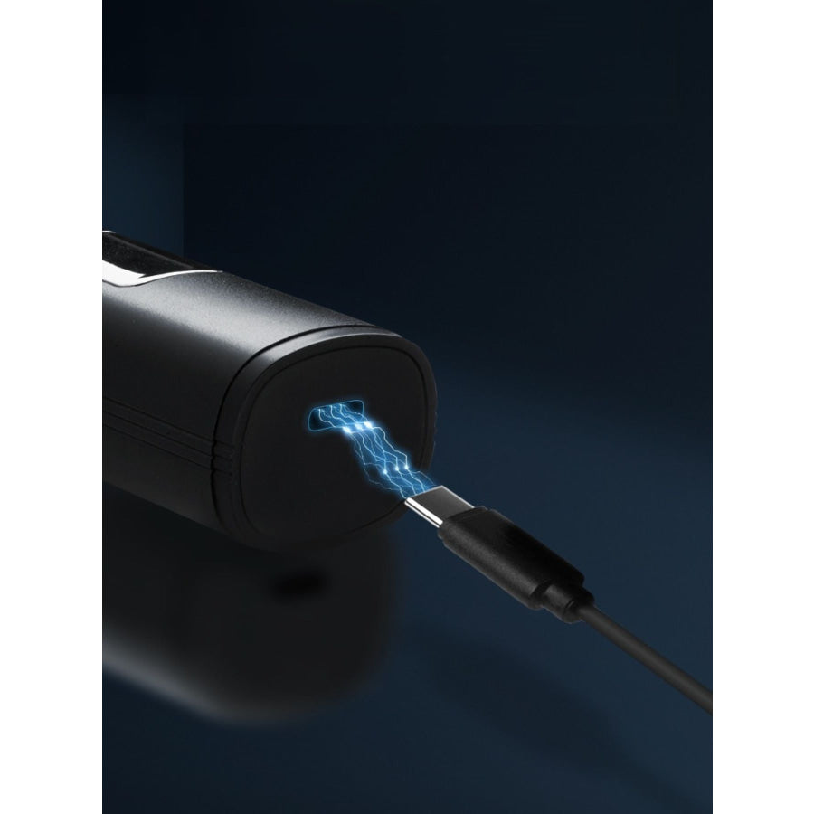 Waterproof Electric Foil Shaver with LED Display Black / ONESIZE Apparel and Accessories