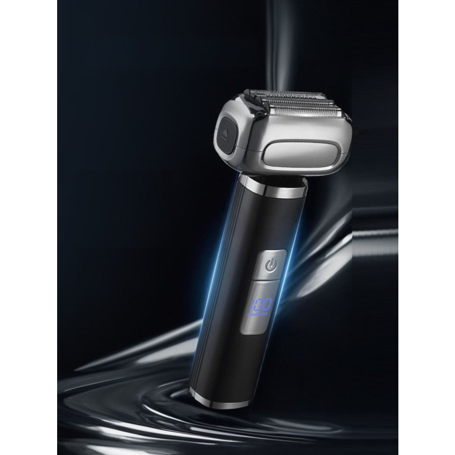 Waterproof Electric Foil Shaver with LED Display Black / ONESIZE Apparel and Accessories