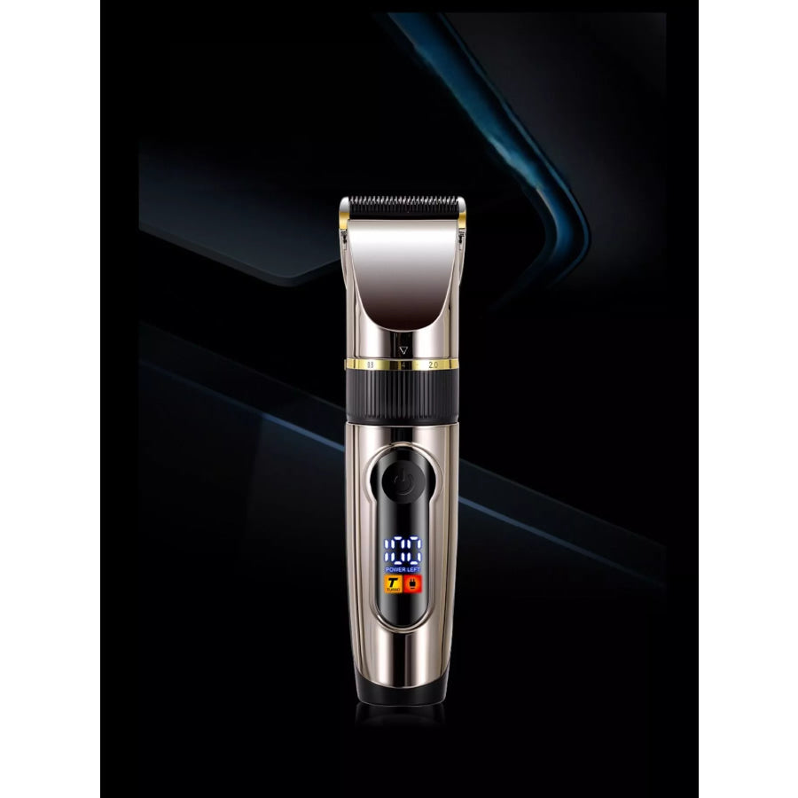Waterproof Hair Clipper with LED Display Black / ONESIZE Apparel and Accessories