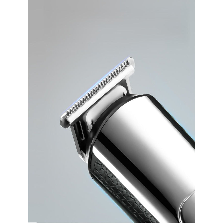 Waterproof Hair Clipper with LED Display Silver / ONESIZE Apparel and Accessories