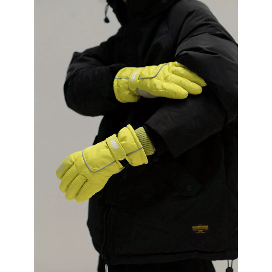 Waterproof Outdoor Gloves Light Yellow / One Size Apparel and Accessories
