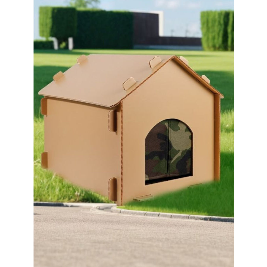 Waterproof Pet House Basic Tan / M Apparel and Accessories