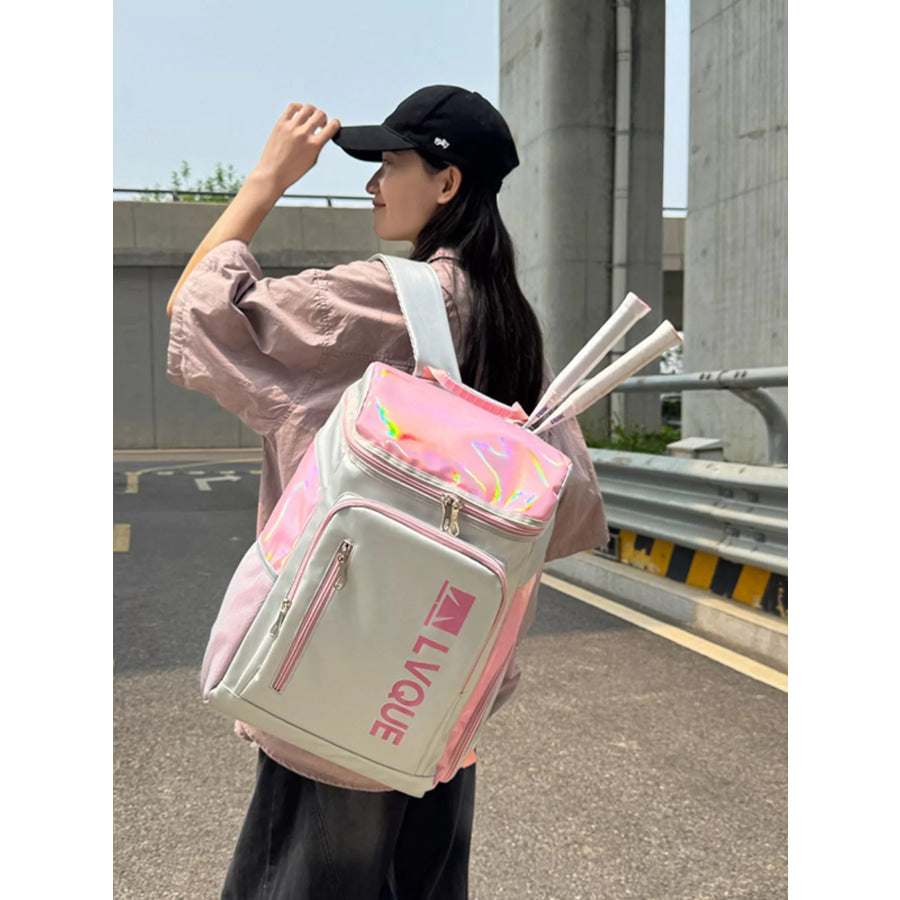 Waterproof Sports Backpack Bag Pink / One Size Apparel and Accessories