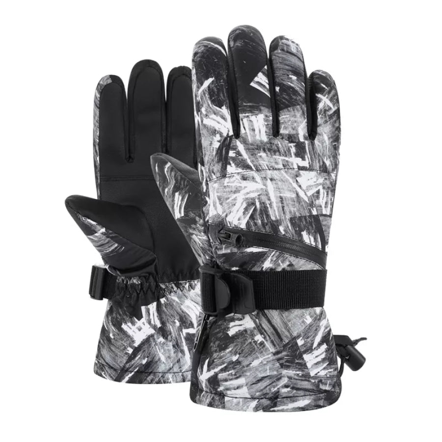 Waterproof Winter Gloves Black / One Size Apparel and Accessories