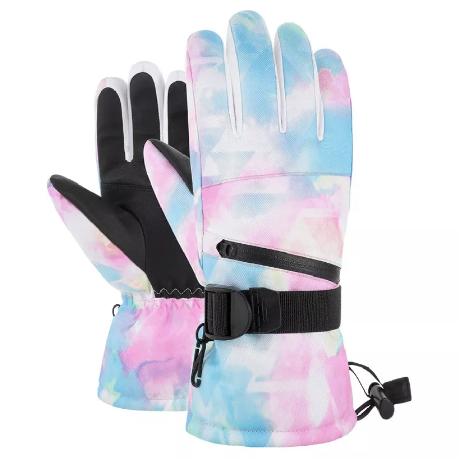 Waterproof Winter Gloves Dusty Pink / One Size Apparel and Accessories