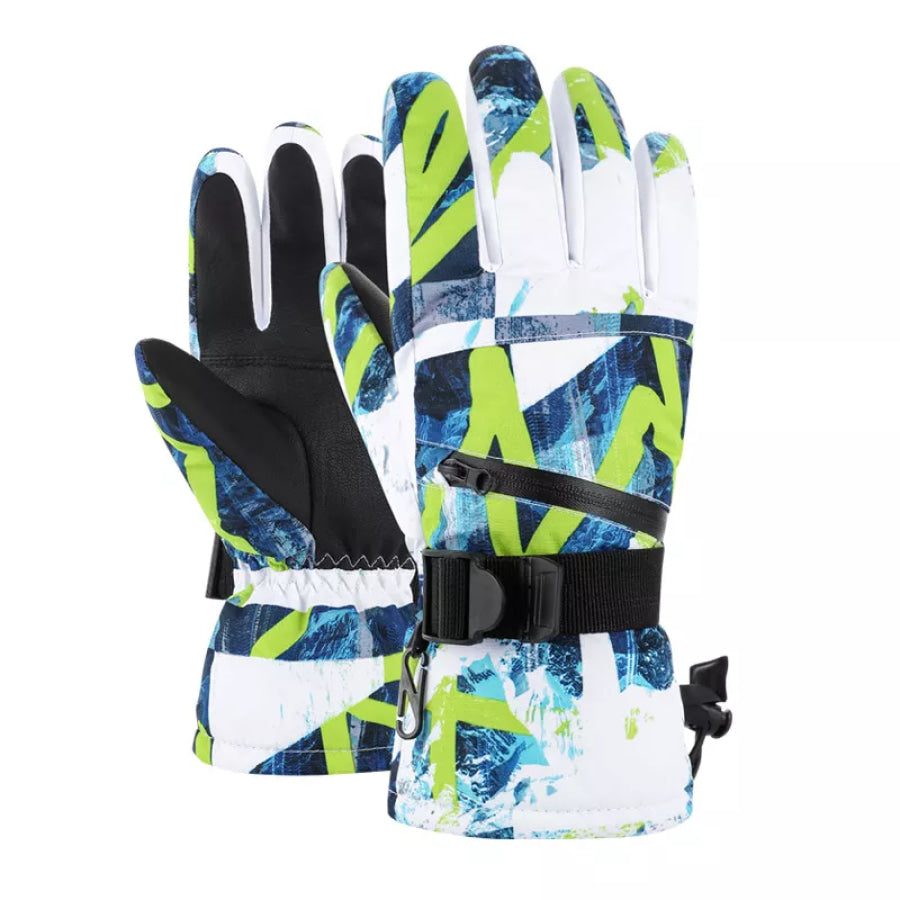 Waterproof Winter Gloves Sage / One Size Apparel and Accessories