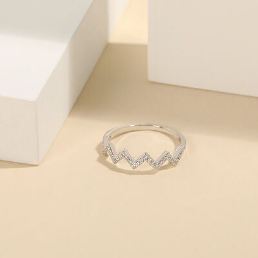 Wave Shape 925 Sterling Silver Ring Clothing