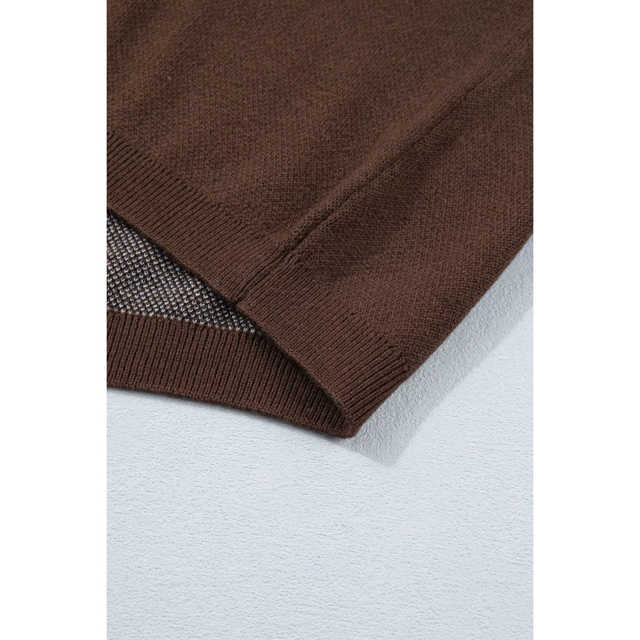 Western Graphic Short Sleeve Knit Casual Sweater Apparel and Accessories