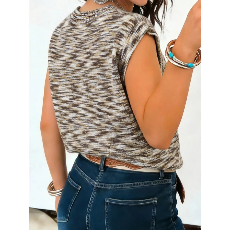 Western Horseshoe Knit Sweater Vest Apparel and Accessories