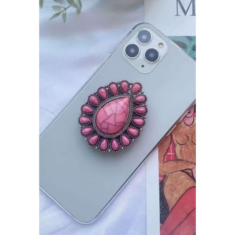 Western Pink Teardrop Phone Grip WS 600 Accessories