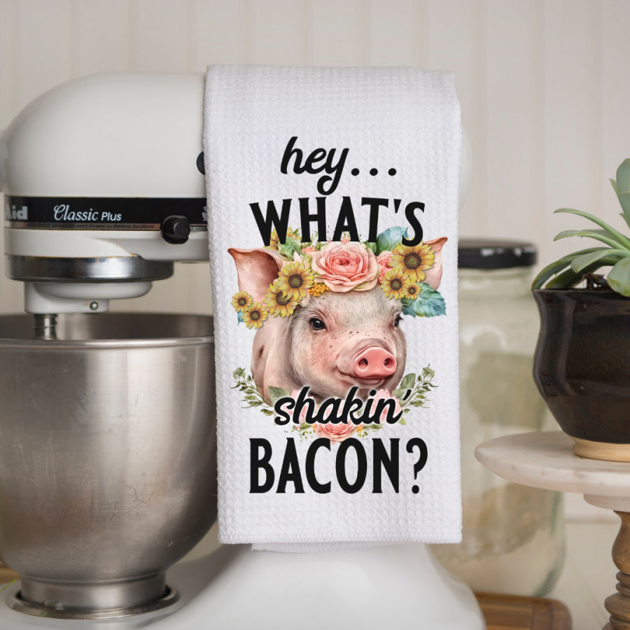 What’s Shakin Kitchen Tea Towel Kitchen Towels