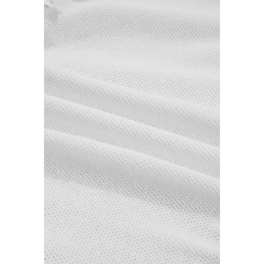 White Tiered Frill Trim A-line Tank Top Tops/Tank Tops