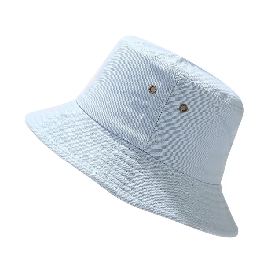 Wide Brim Bucket Hat Light Blue / One Size Apparel and Accessories