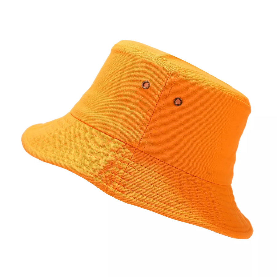 Wide Brim Bucket Hat Orange / One Size Apparel and Accessories