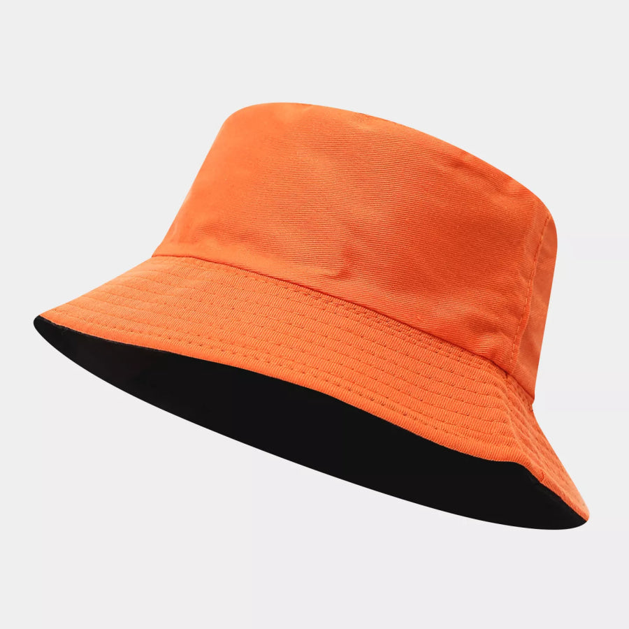 Wide Brim Bucket Hat Orange Red / One Size Apparel and Accessories