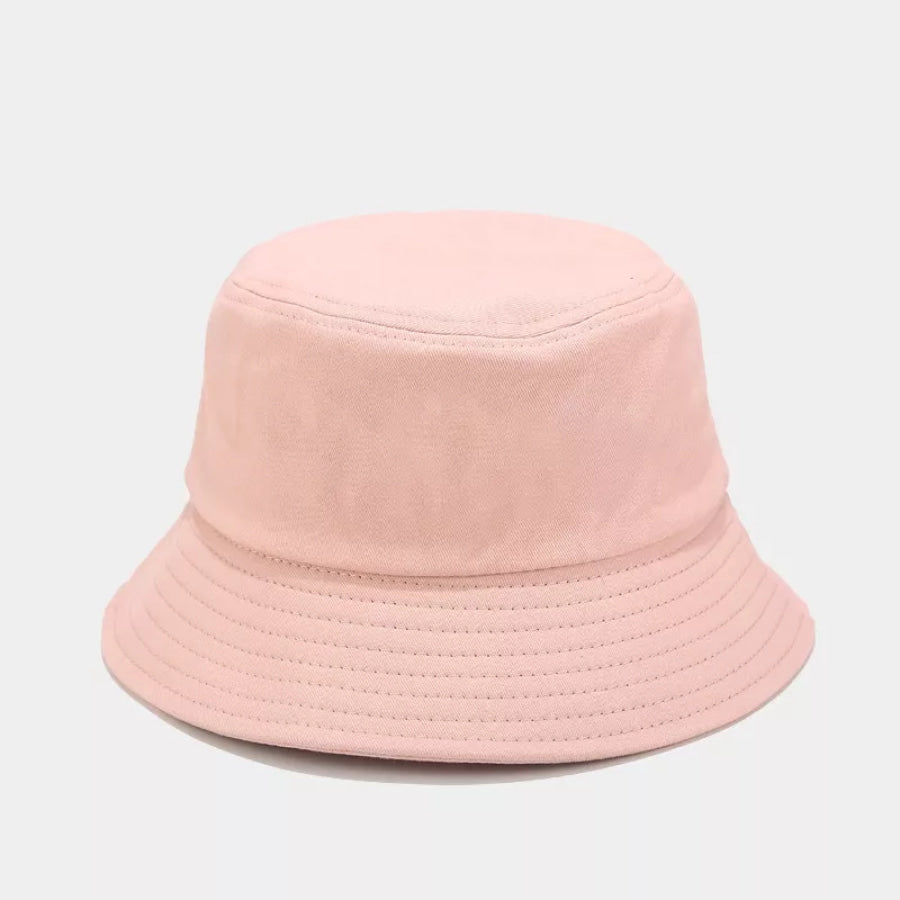 Wide Brim Bucket Hat Pale Pink / One Size Apparel and Accessories