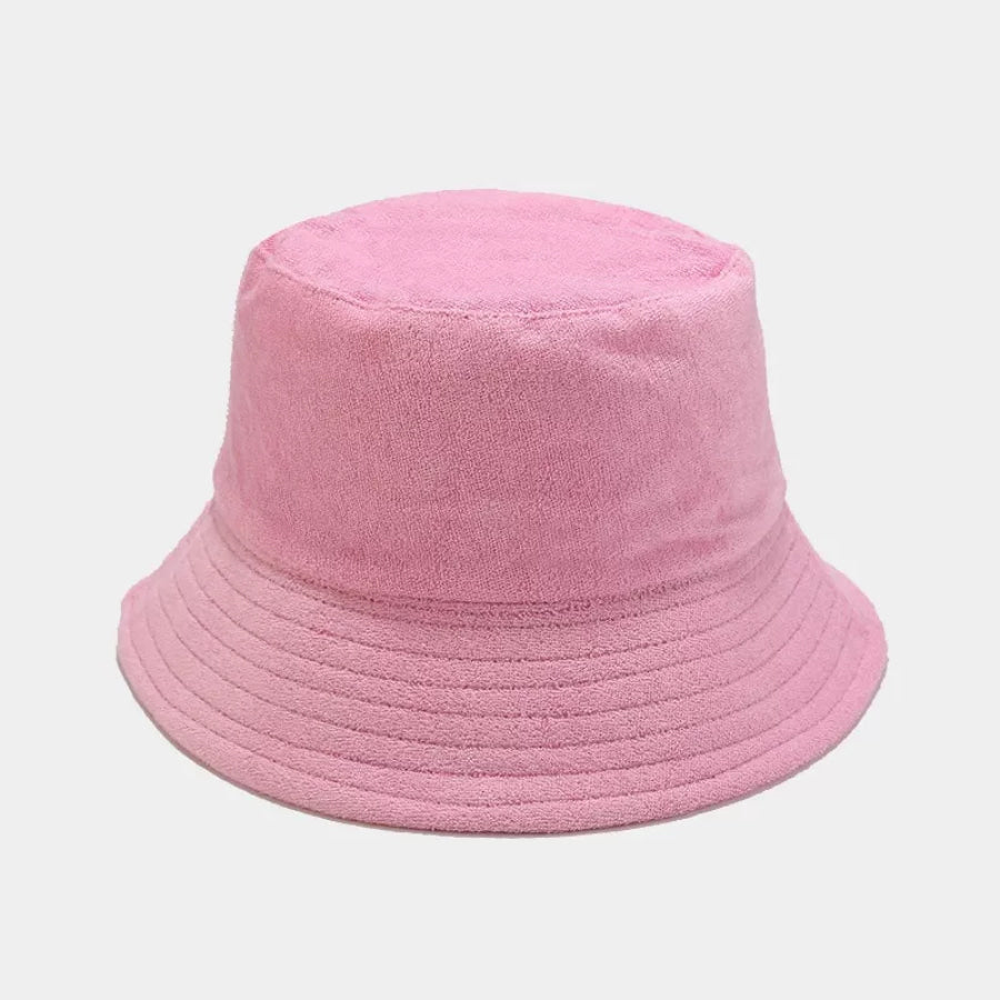 Wide Brim Bucket Hat Pink / One Size Apparel and Accessories