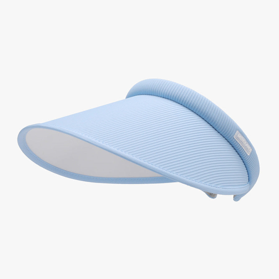 Wide Brim PVC Sun Hat Pastel Blue / One Size Apparel and Accessories