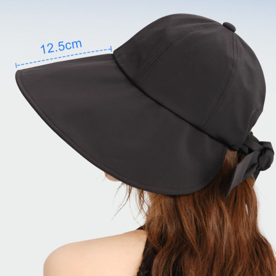 Wide Brim Sun Hat with Bowknot Apparel and Accessories