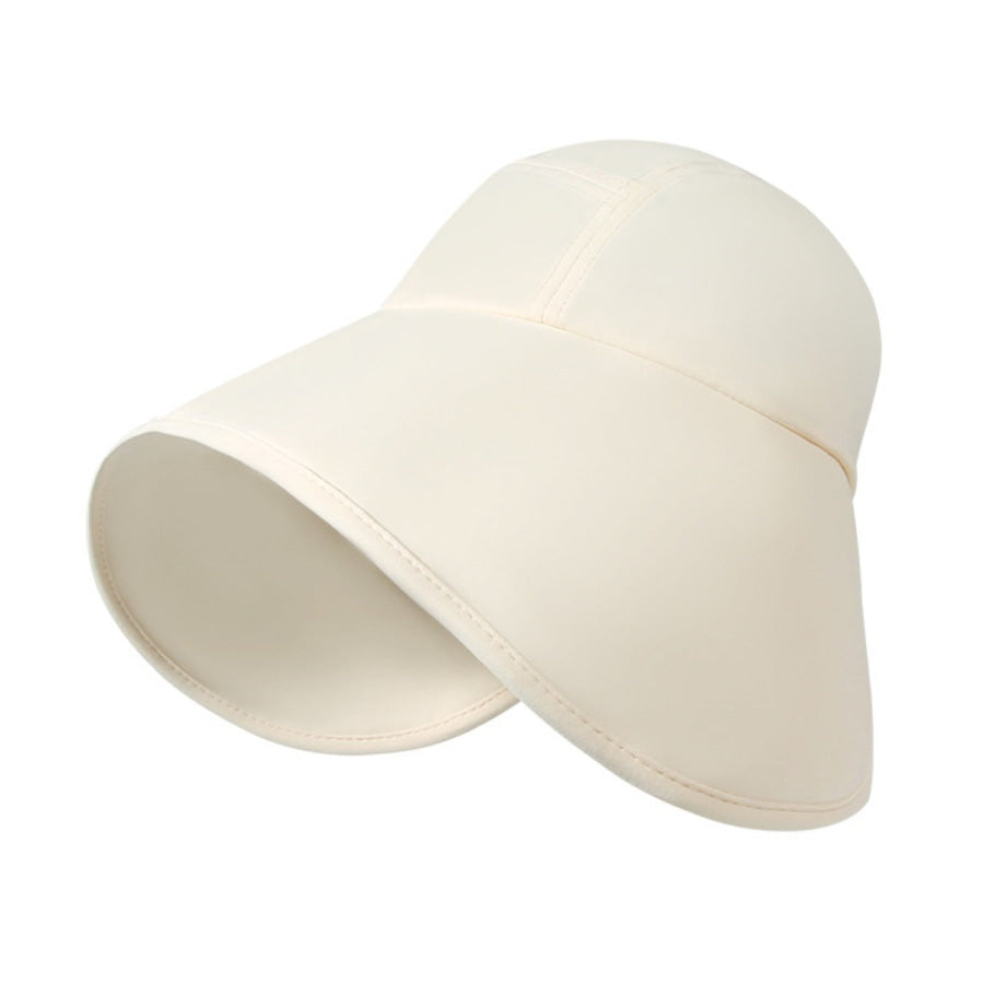 Wide Brim Sun Hat with UV Protection Beige / One Size Apparel and Accessories