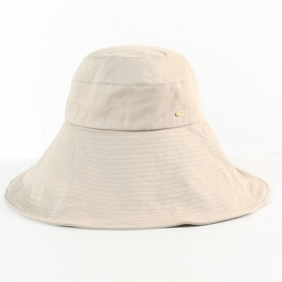Wide Brim Sun Hat with UV Protection Beige / One Size Apparel and Accessories
