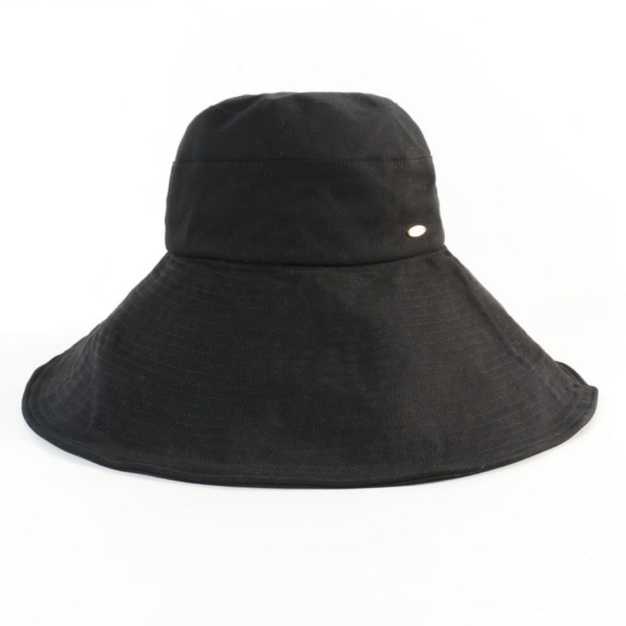 Wide Brim Sun Hat with UV Protection Black / One Size Apparel and Accessories