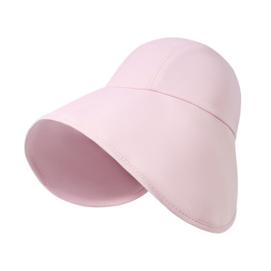 Wide Brim Sun Hat with UV Protection Pink / One Size Apparel and Accessories